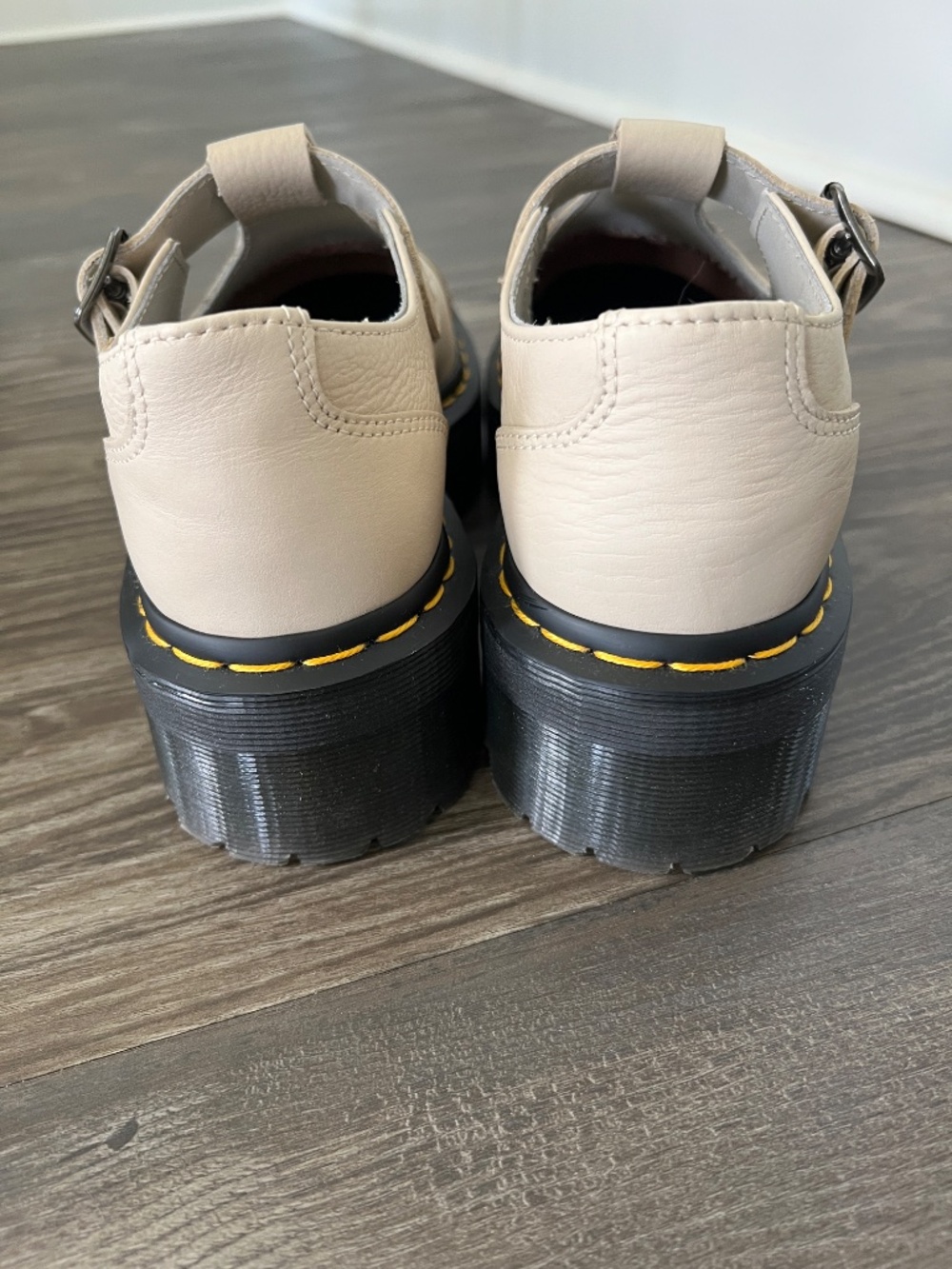 Dr. Martens Cream Platform Mary Janes - US 7 - Picture 6 of 8